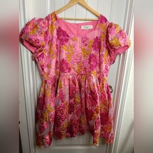 Jessakae Amara Dress 3x Pink Valentine's Floral Coquette Kawaii Easter Princess